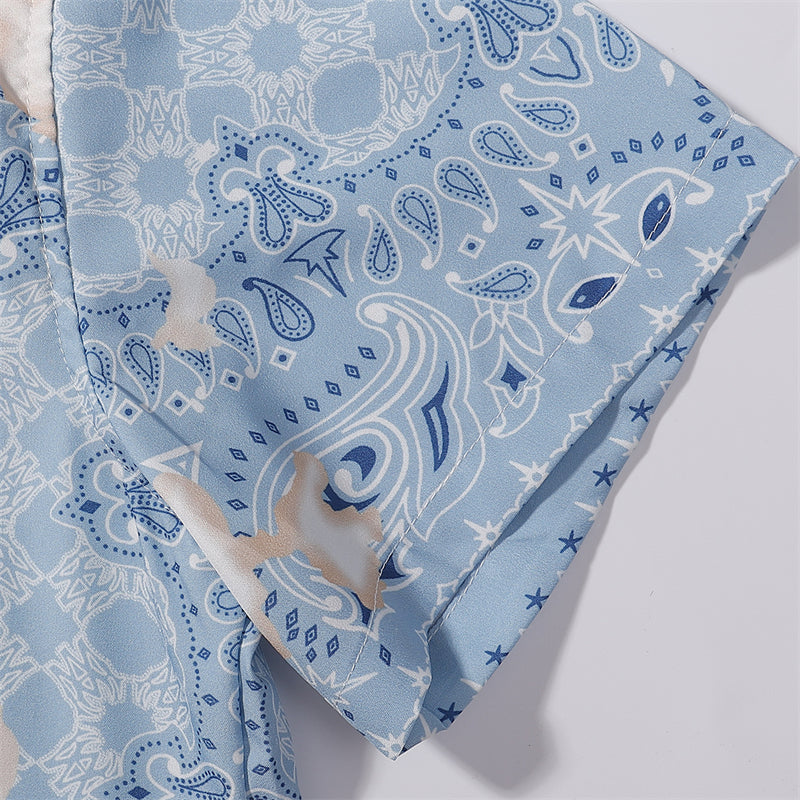 SOLLSALE-AMIRI silk shirt