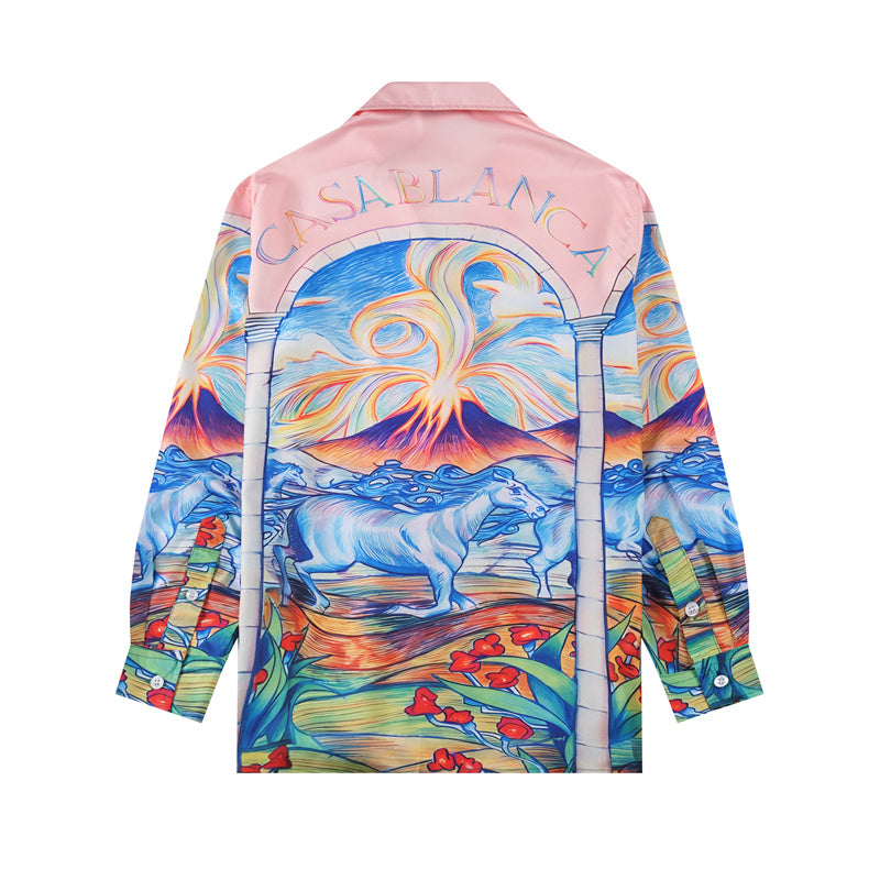 SOLLSALE-Casablanca silk shirt