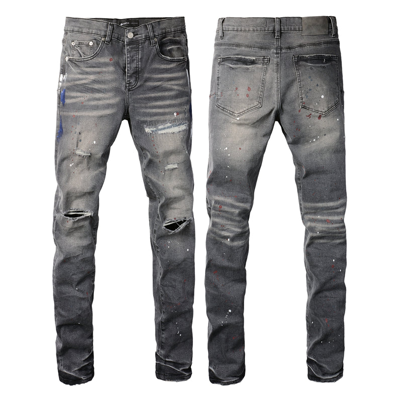 SOLLSALE-PURPLE Fashion Jeans 9107