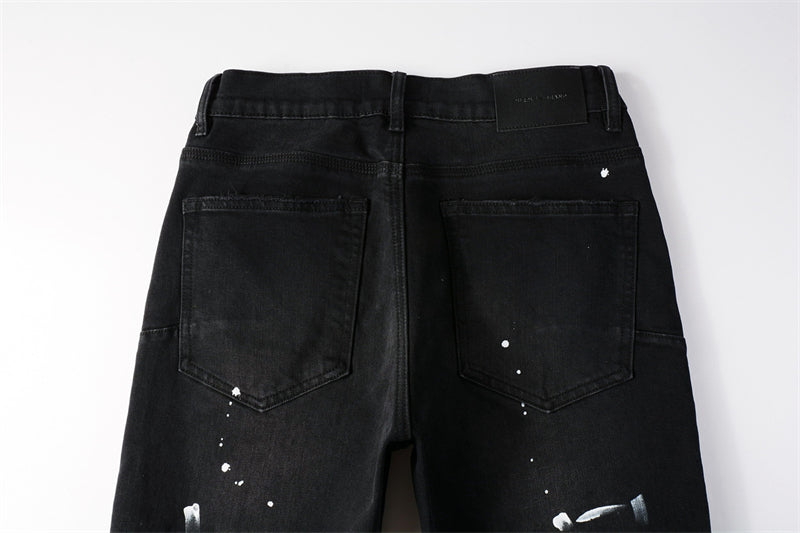 SOLLSALE-PURPLE Fashion Jeans 9098