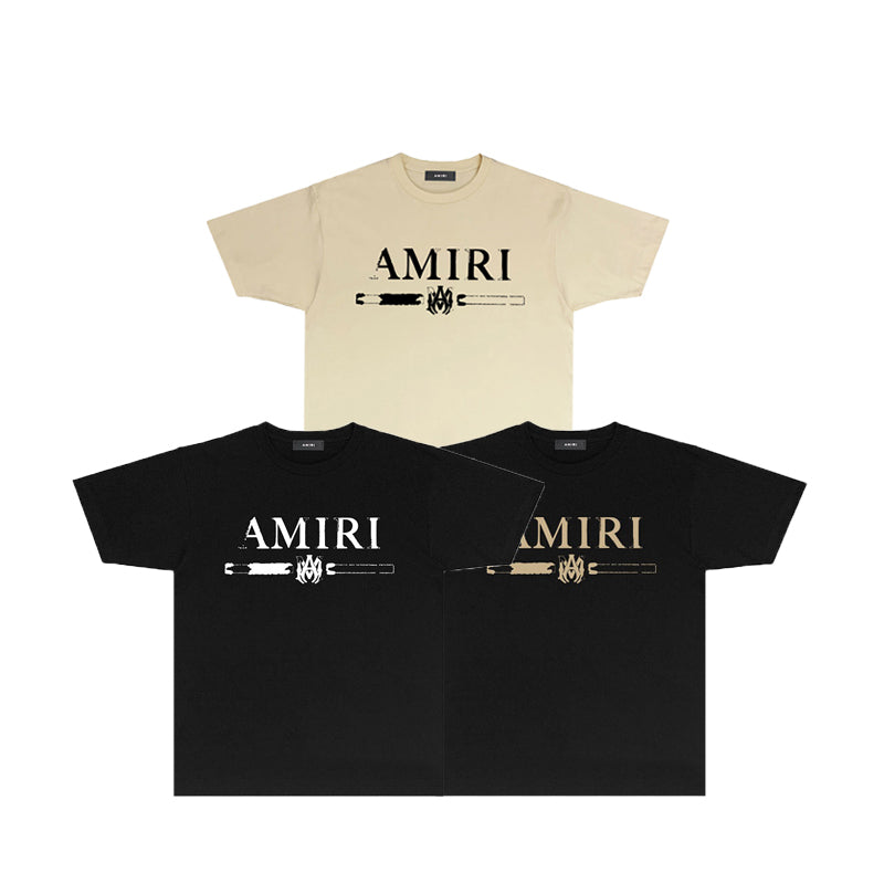 SOLLSALE-AMIRI fashion T-shirt
