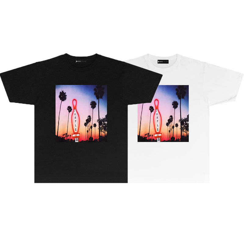 SOLLSALE-PURPLE fashion T-shirt