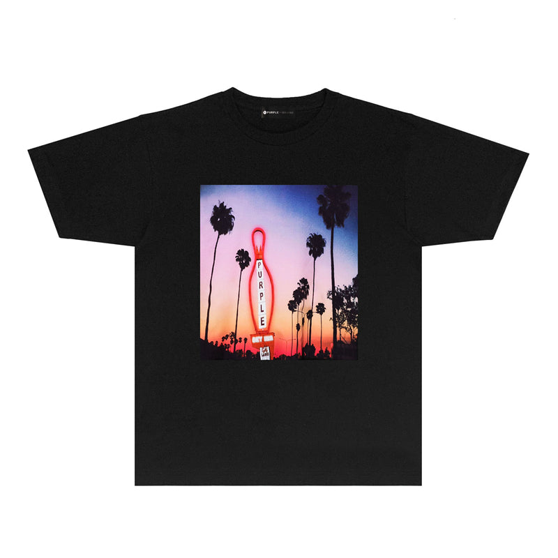 SOLLSALE-PURPLE fashion T-shirt