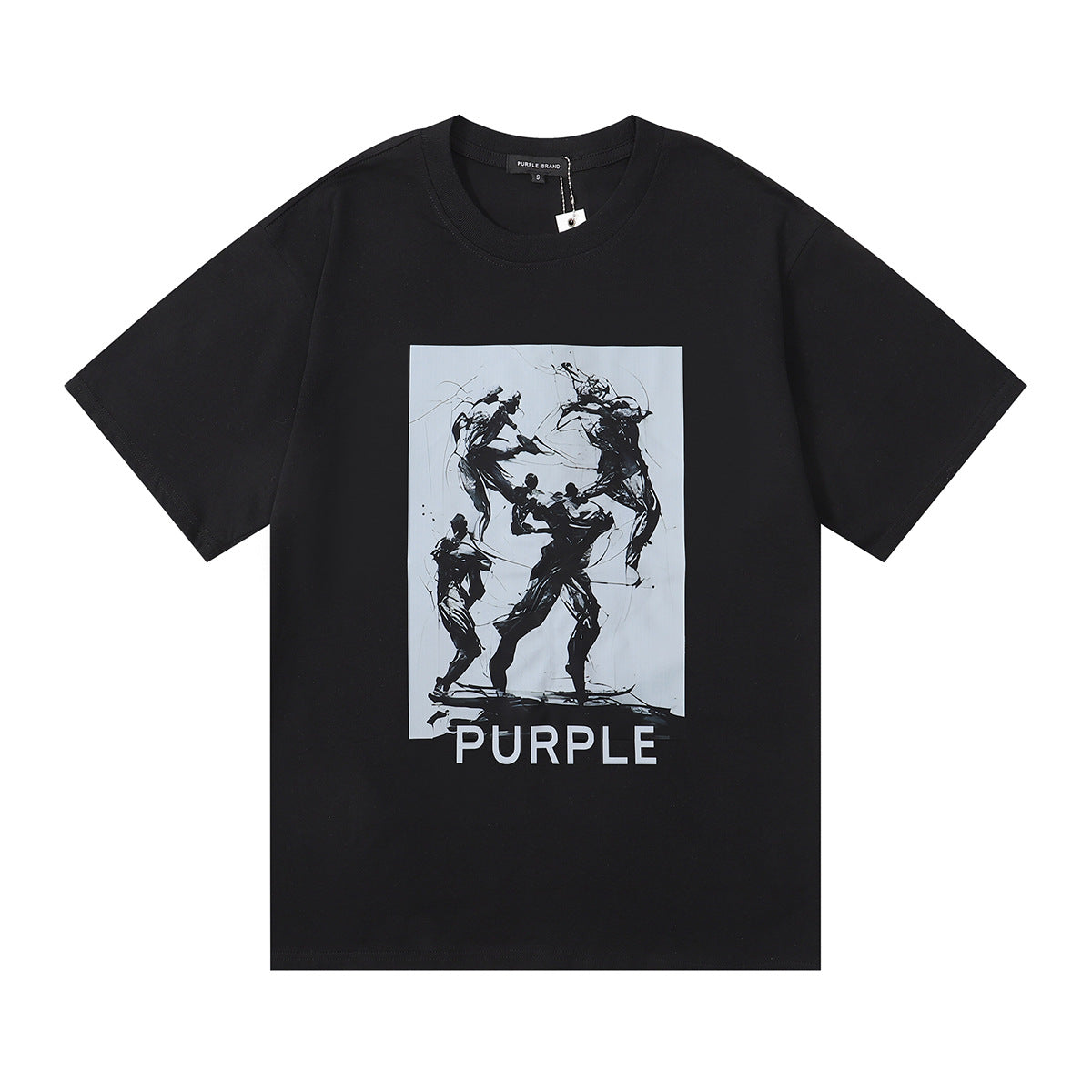 SOLLSALE-PURPLE fashion T-shirt