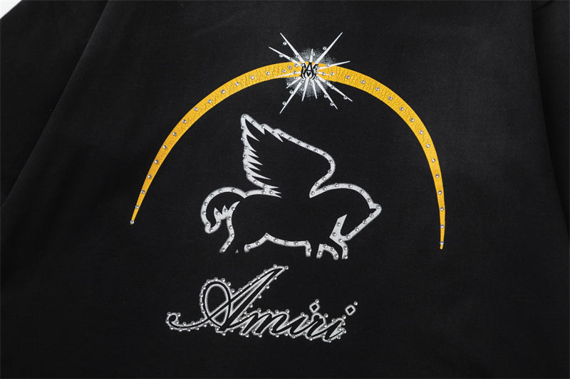 SOLLSALE-AMIRI fashion T-shirt