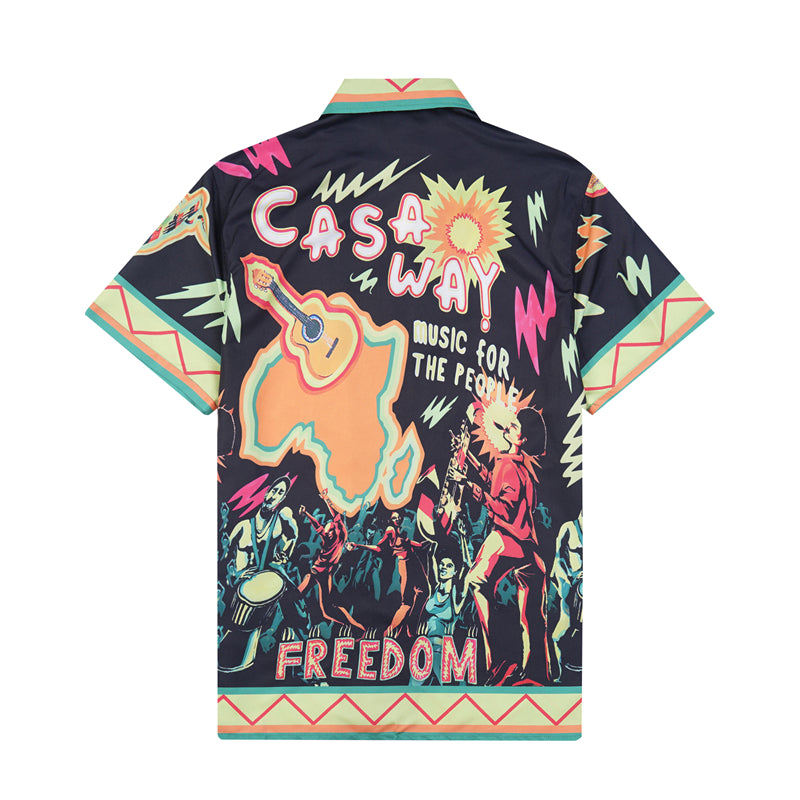 SOLLSALE-Casablanca silk shirt