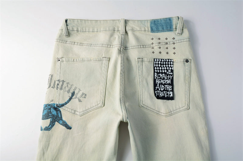 SOLLSALE-KSUBI Fashion Jeans 3012
