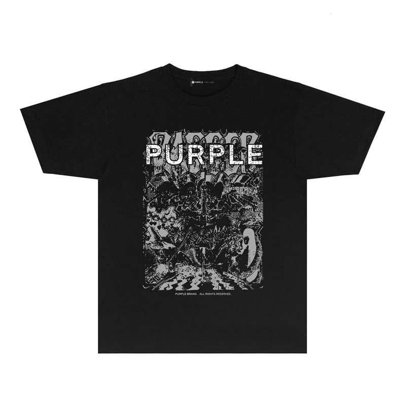 SOLLSALE-PURPLE fashion T-shirt