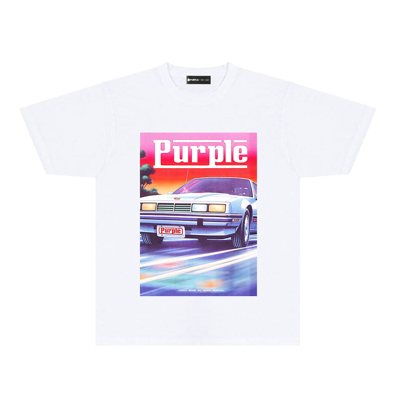 SOLLSALE-PURPLE fashion T-shirt