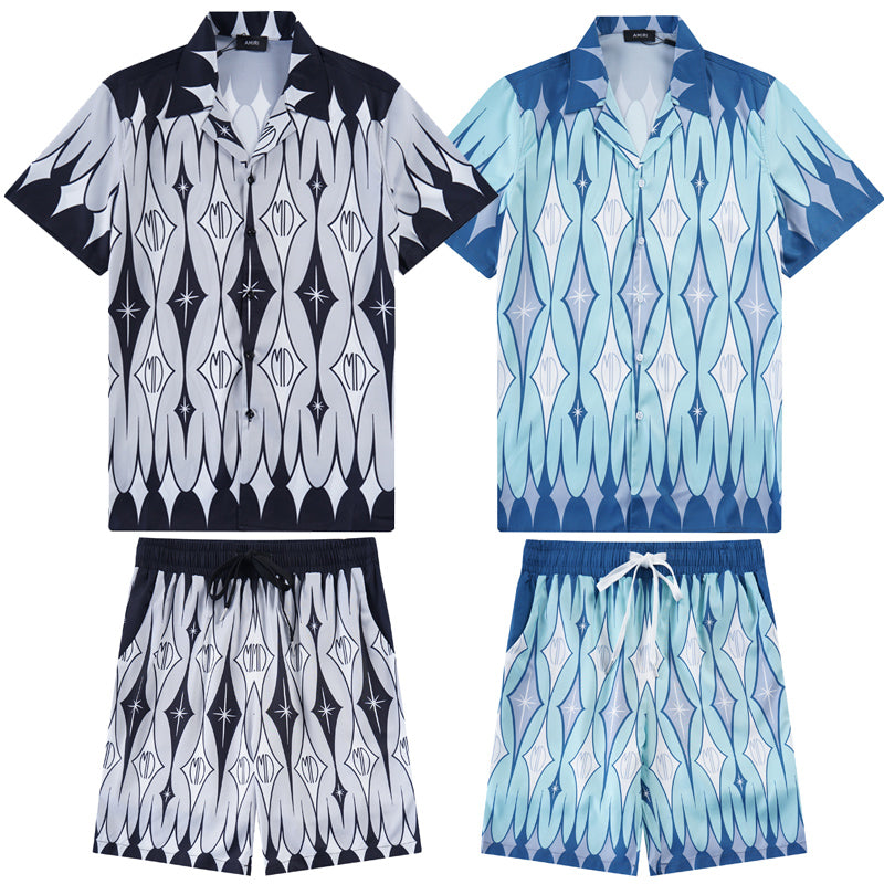 SOLLSALE-AMIRI silk shirt