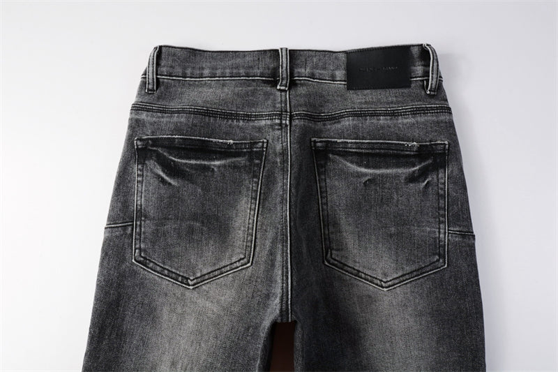 SOLLSALE-PURPLE Fashion Jeans 9102