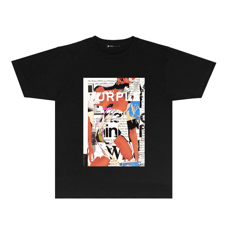 SOLLSALE-PURPLE fashion T-shirt