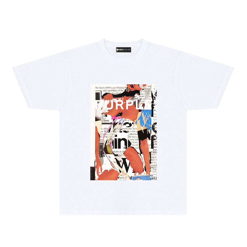 SOLLSALE-PURPLE fashion T-shirt