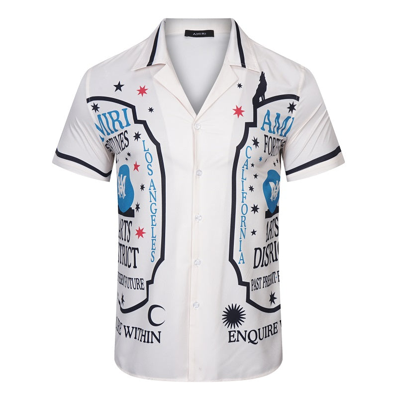 SOLLSALE-AMIRI silk shirt