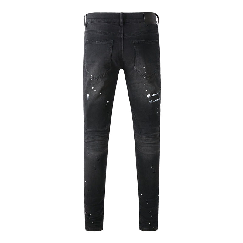 SOLLSALE-PURPLE Fashion Jeans 9098
