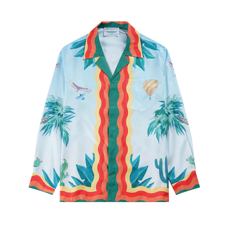 SOLLSALE-Casablanca silk shirt