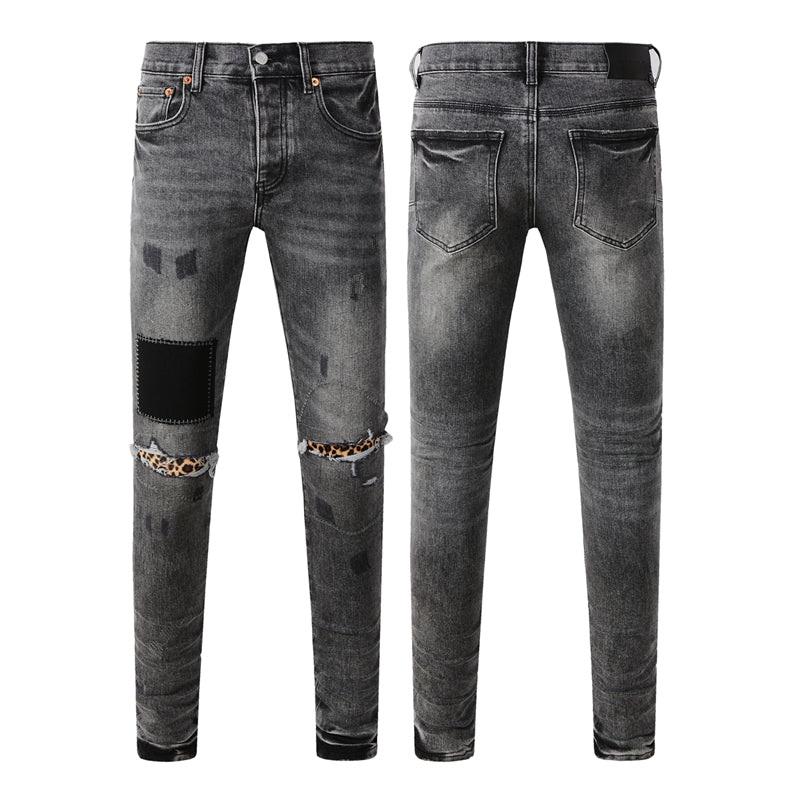 SOLLSALE-PURPLE Fashion Jeans 9102