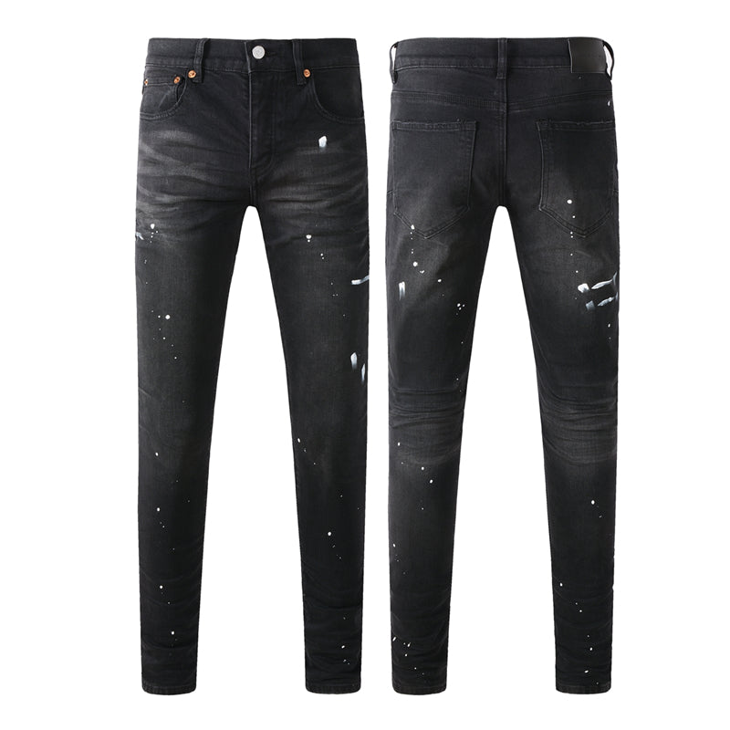 SOLLSALE-PURPLE Fashion Jeans 9098