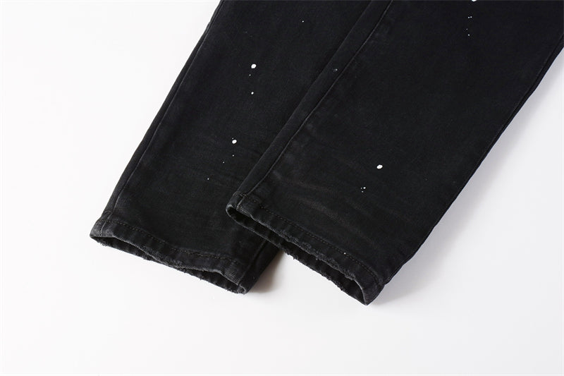 SOLLSALE-PURPLE Fashion Jeans 9098