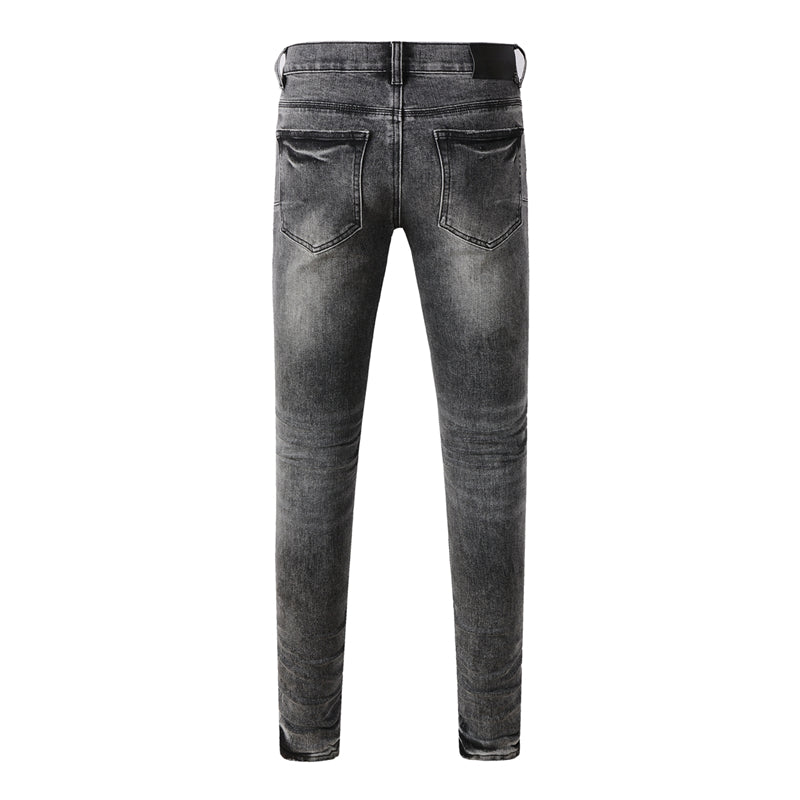SOLLSALE-PURPLE Fashion Jeans 9102