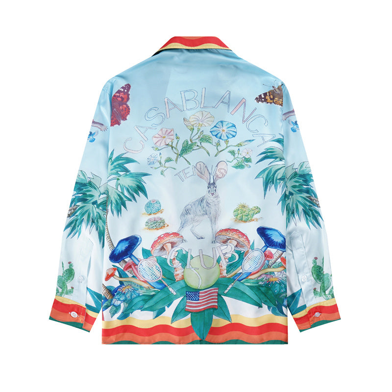 SOLLSALE-Casablanca silk shirt