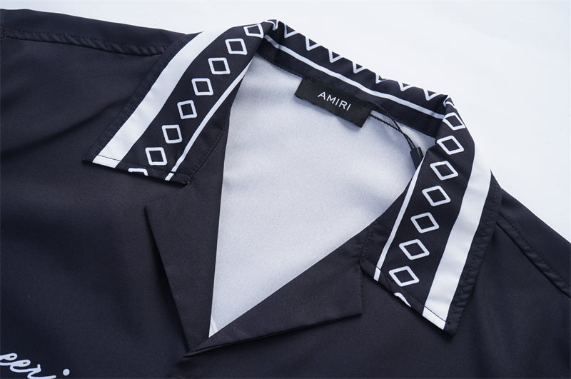 SOLLSALE-AMIRI silk shirt