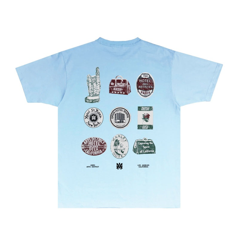 SOLLSALE-AMIRI fashion T-shirt