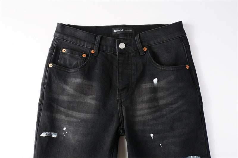 SOLLSALE-PURPLE Fashion Jeans 9098