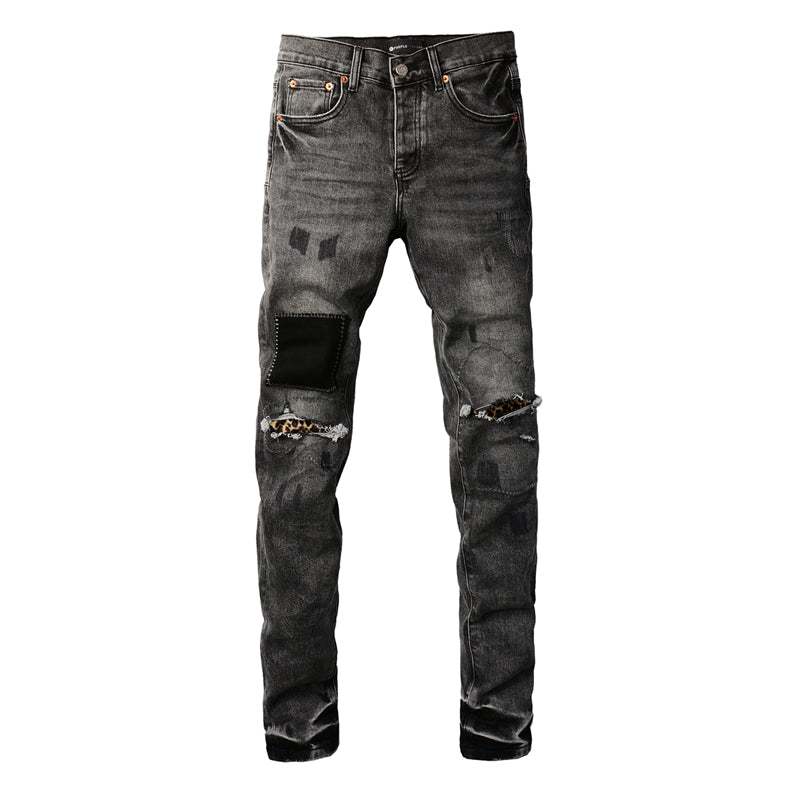 SOLLSALE-PURPLE Fashion Jeans 9102