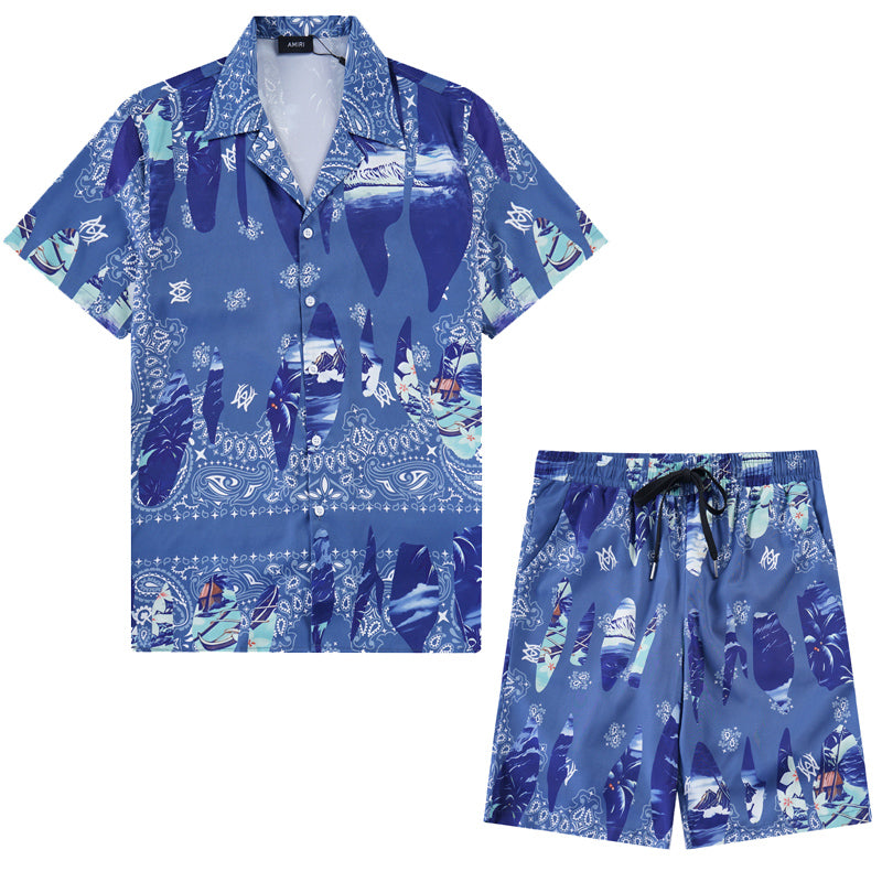 SOLLSALE-AMIRI silk shirt
