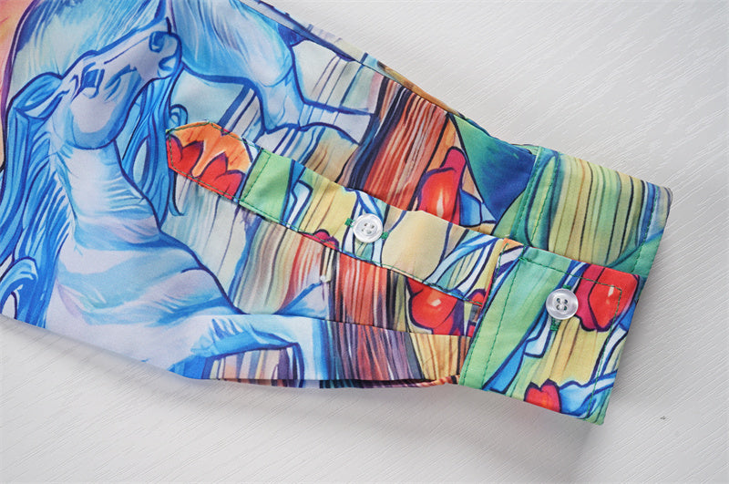 SOLLSALE-Casablanca silk shirt