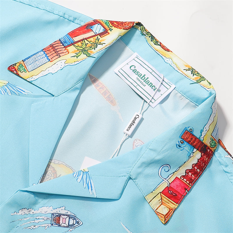 SOLLSALE-Casablanca silk shirt