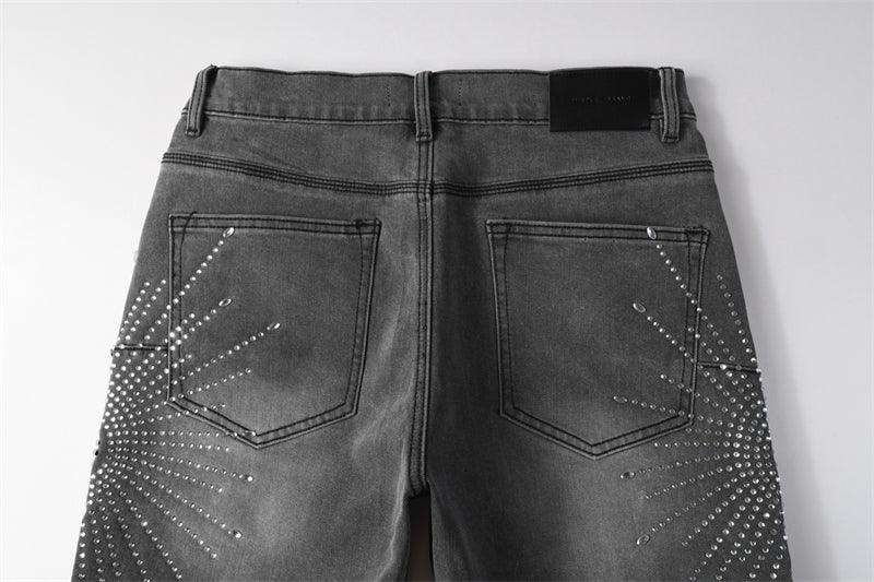 SOLLSALE-PURPLE Fashion Jeans 5094