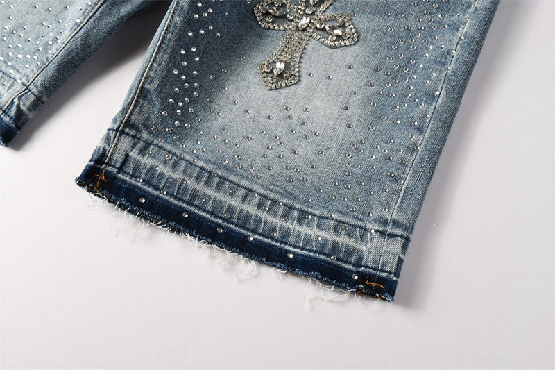 SOLLSALE-PURPLE Fashion Jeans 5098