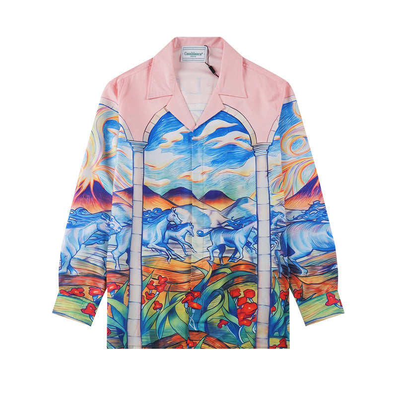 SOLLSALE-Casablanca silk shirt