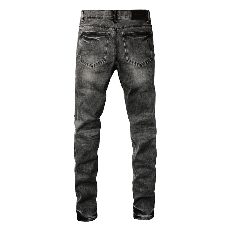 SOLLSALE-PURPLE Fashion Jeans 9102