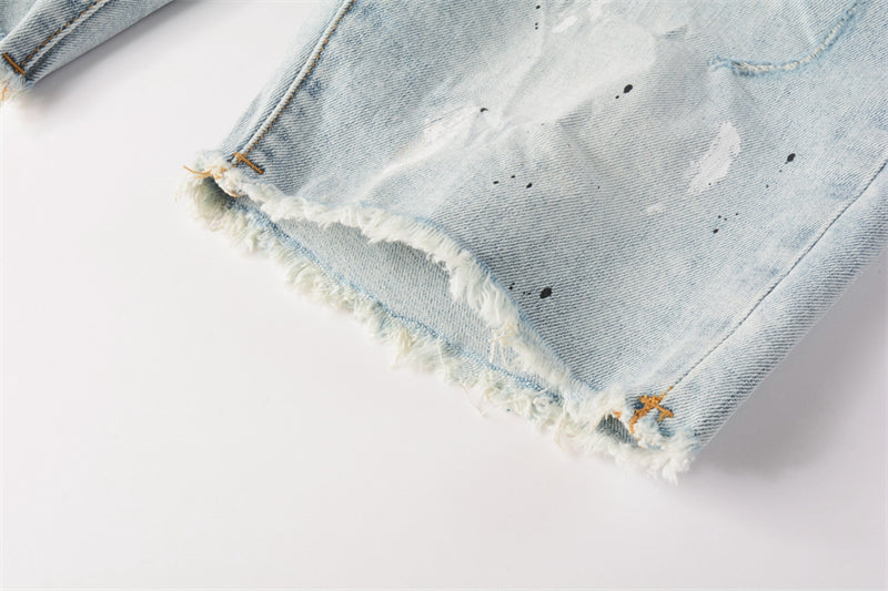 SOLLSALE-PURPLE Fashion Jeans 5006