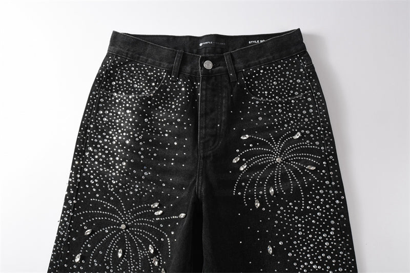 SOLLSALE-PURPLE Fashion Jeans 9125