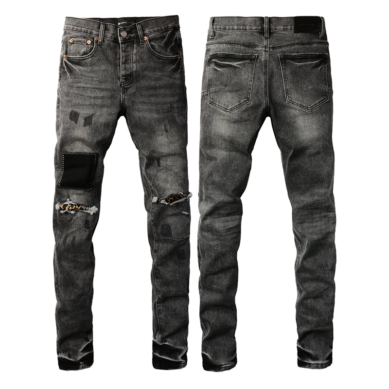 SOLLSALE-PURPLE Fashion Jeans 9102