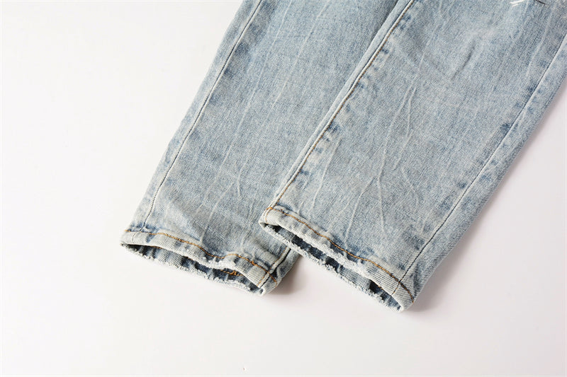 SOLLSALE-PURPLE Fashion Jeans 9100