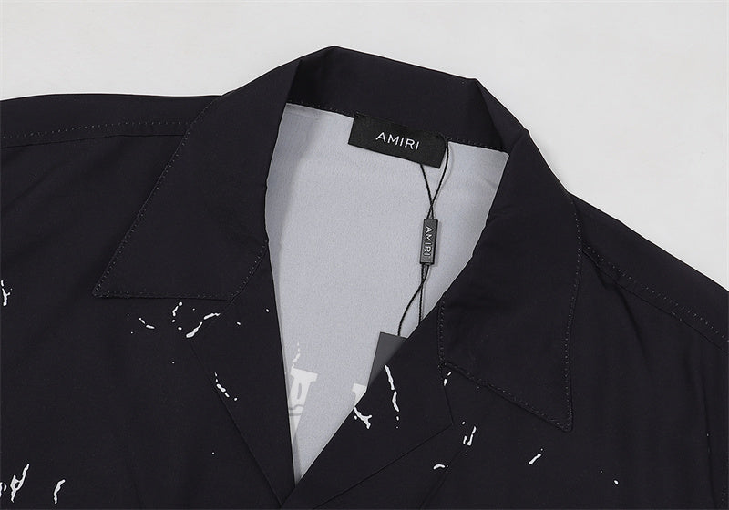 SOLLSALE-AMIRI silk shirt
