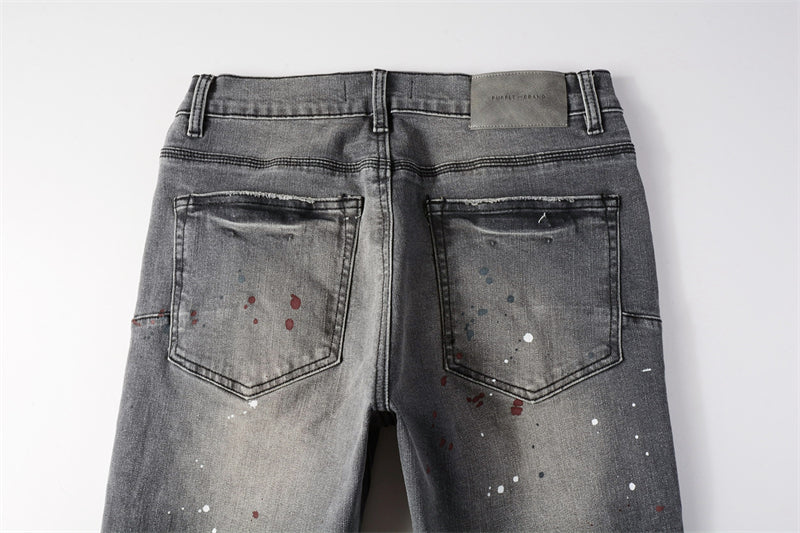 SOLLSALE-PURPLE Fashion Jeans 9107