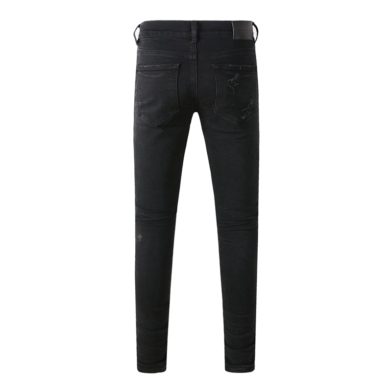SOLLSALE-PURPLE Fashion Jeans 9108