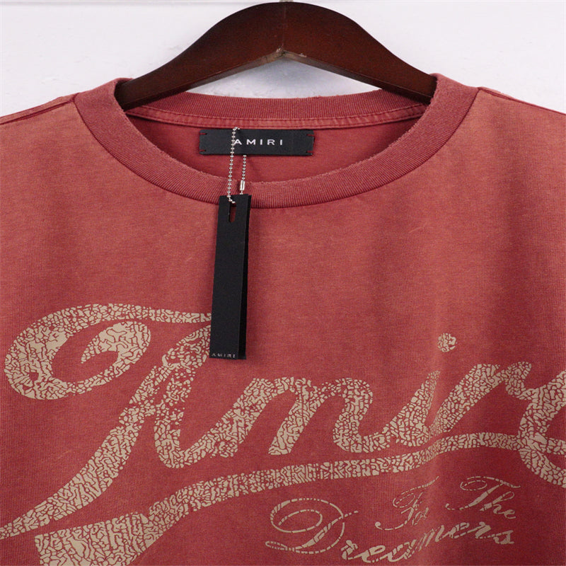 SOLLSALE-AMIRI fashion T-shirt