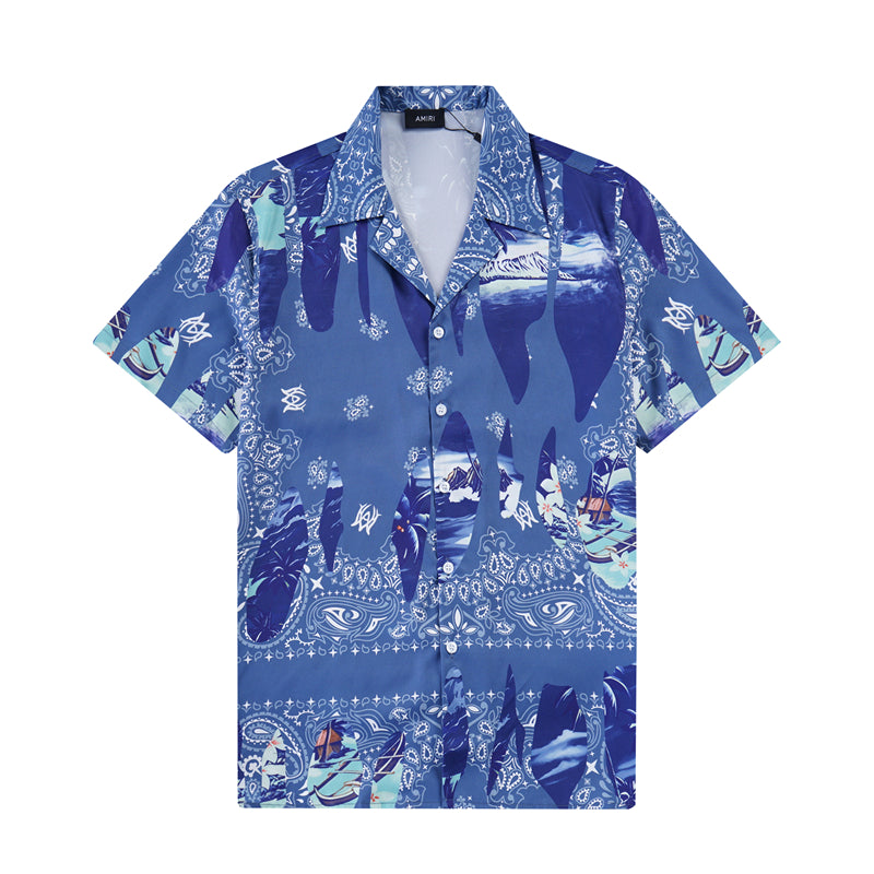 SOLLSALE-AMIRI silk shirt