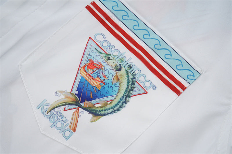 SOLLSALE-Casablanca silk shirt