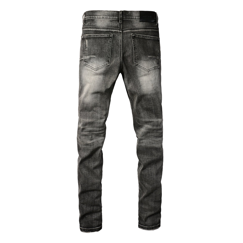 SOLLSALE-PURPLE Fashion Jeans 9103
