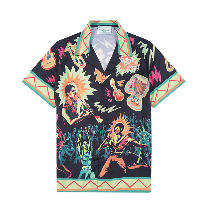 SOLLSALE-Casablanca silk shirt