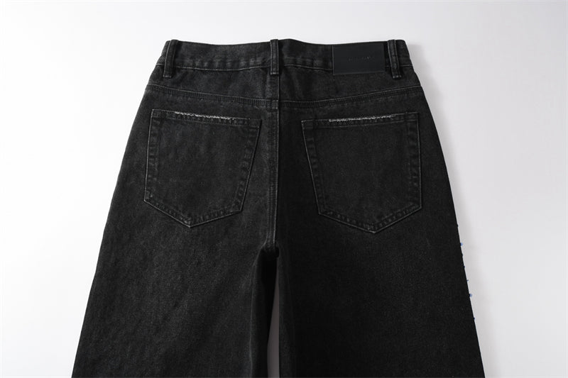 SOLLSALE-PURPLE Fashion Jeans 9125