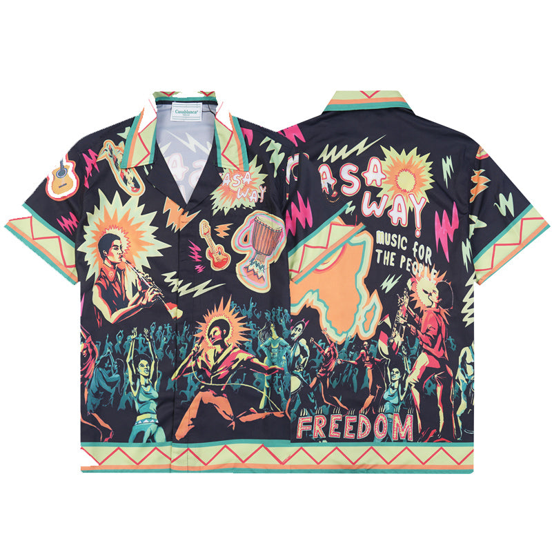 SOLLSALE-Casablanca silk shirt
